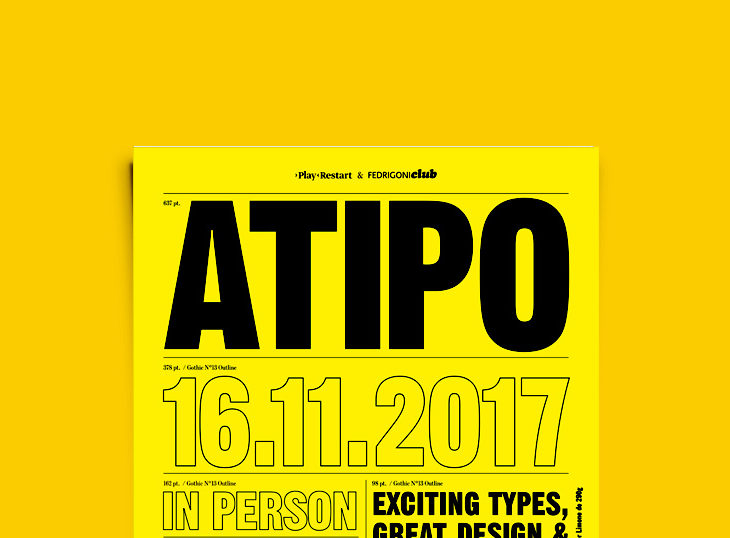 Atipo & Playrestart by Fedrigoni Club